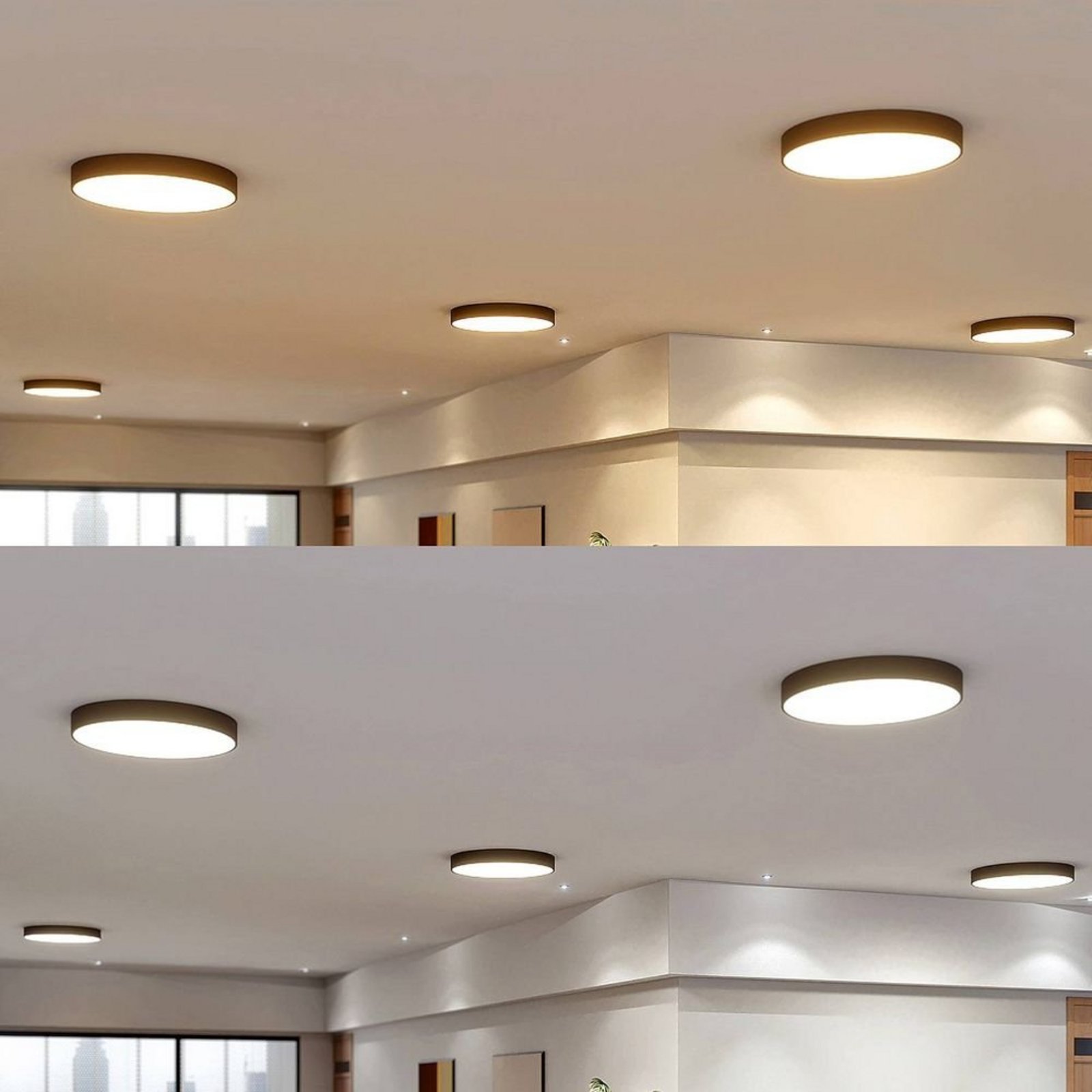 Noabelle LED Plafonieră Ø80 Black - Arcchio