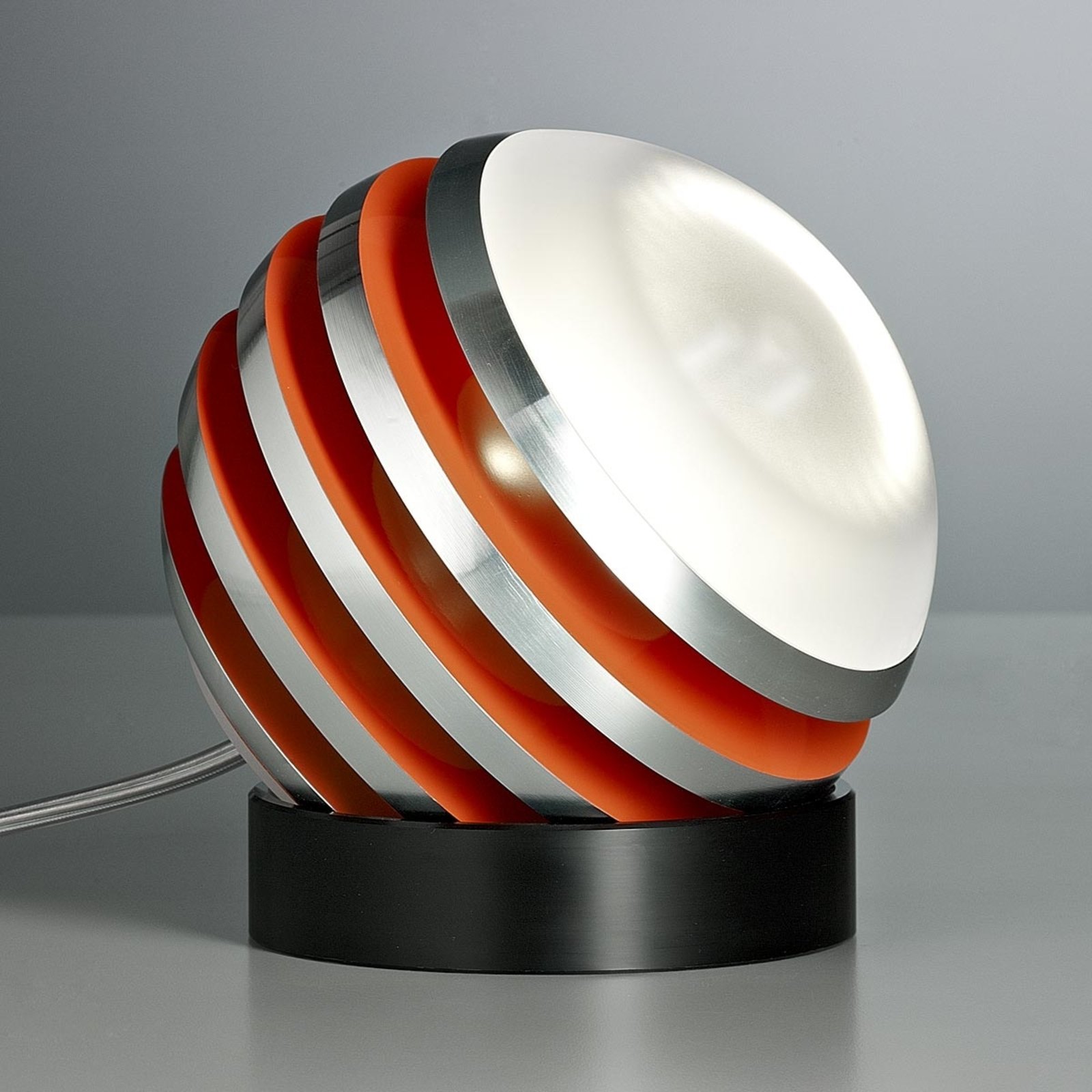 TECNOLUMEN Bulo – stolná LED lampa oranžová