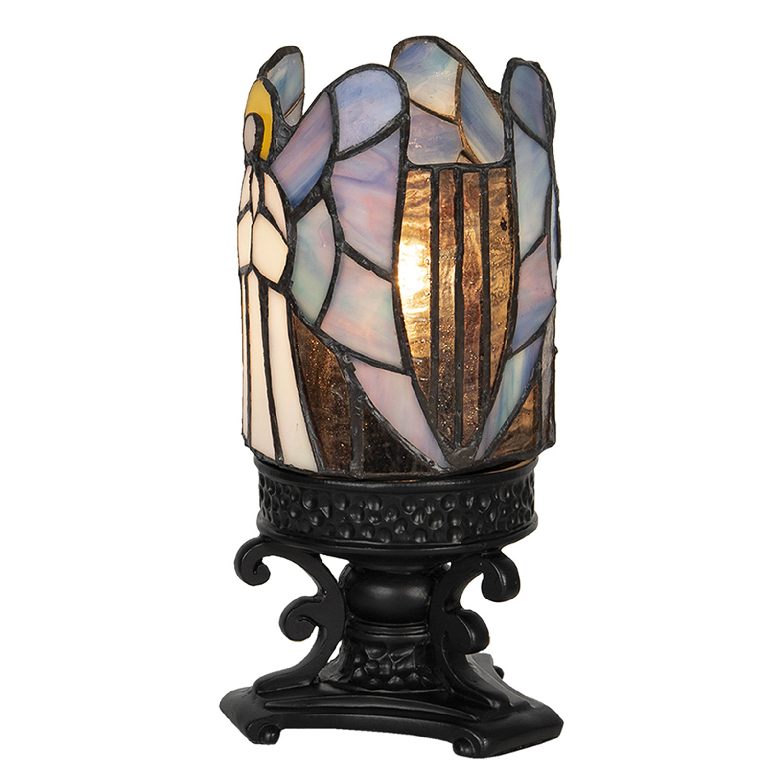 Lámpara de mesa 5LL-6052, diseño Tiffany