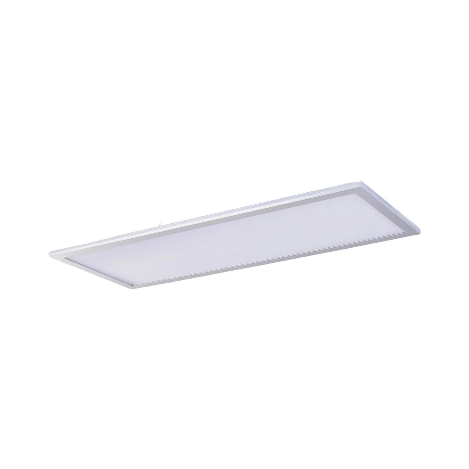 Lindby LED panel Livel, 4000K, 80 cm x 30 cm, ezüst, fém