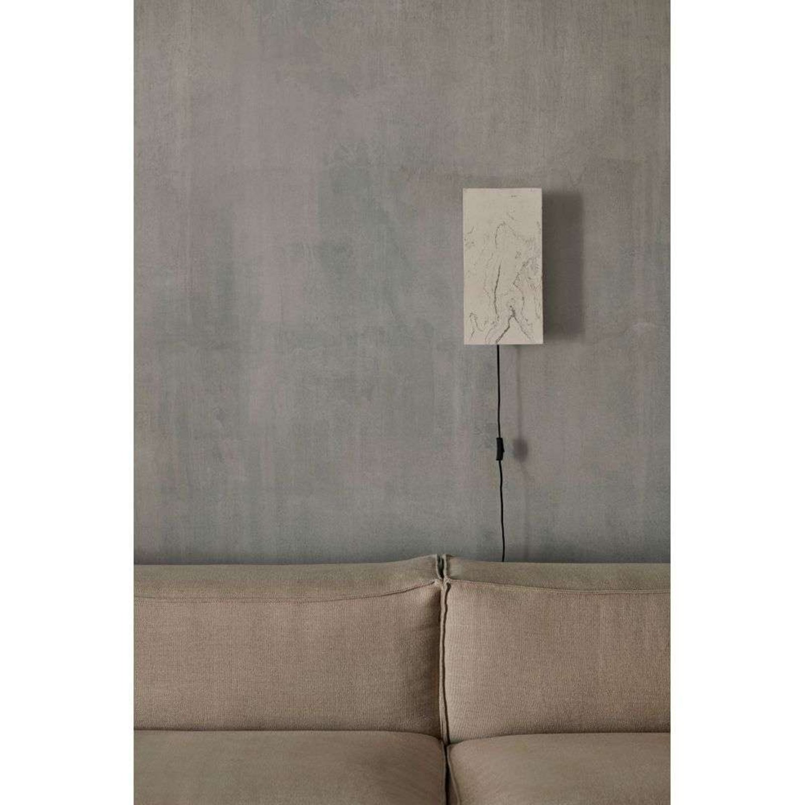 Argilla Aplique de Pared Rectangular Marble White - Ferm Living