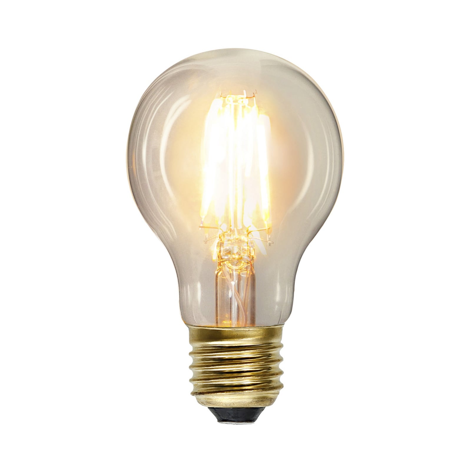 Amploule LED Soft Glow E27, 250 lm, 3 W, 2100 K, à intensité variable. Amploule LED Soft Glow E27, 250 lm, 3 W, 2100 K, à intensité variable.