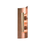 Wandleuchte Aura Kupfer Blende gold
