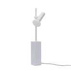 SET bordslampa ljusgrå, höjd 60 cm – Hübsch