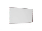 Arcs Mirror Rectangle L Burgundy - HAY