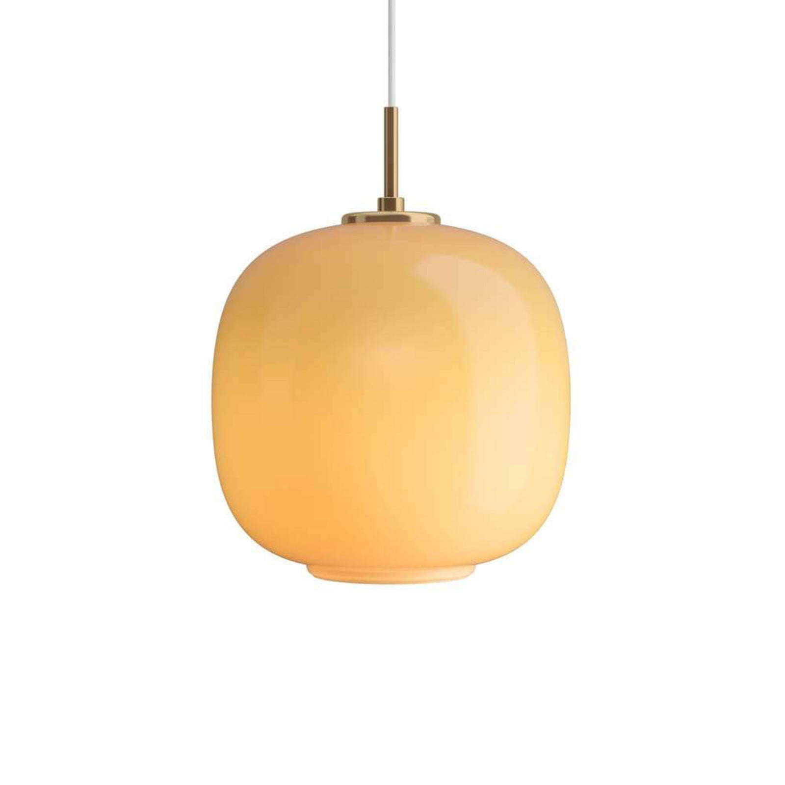 VL45 Radiohus Hängelampe, Ø 25 cm, amber Louis Poulsen - Wohnzimmer - Glas