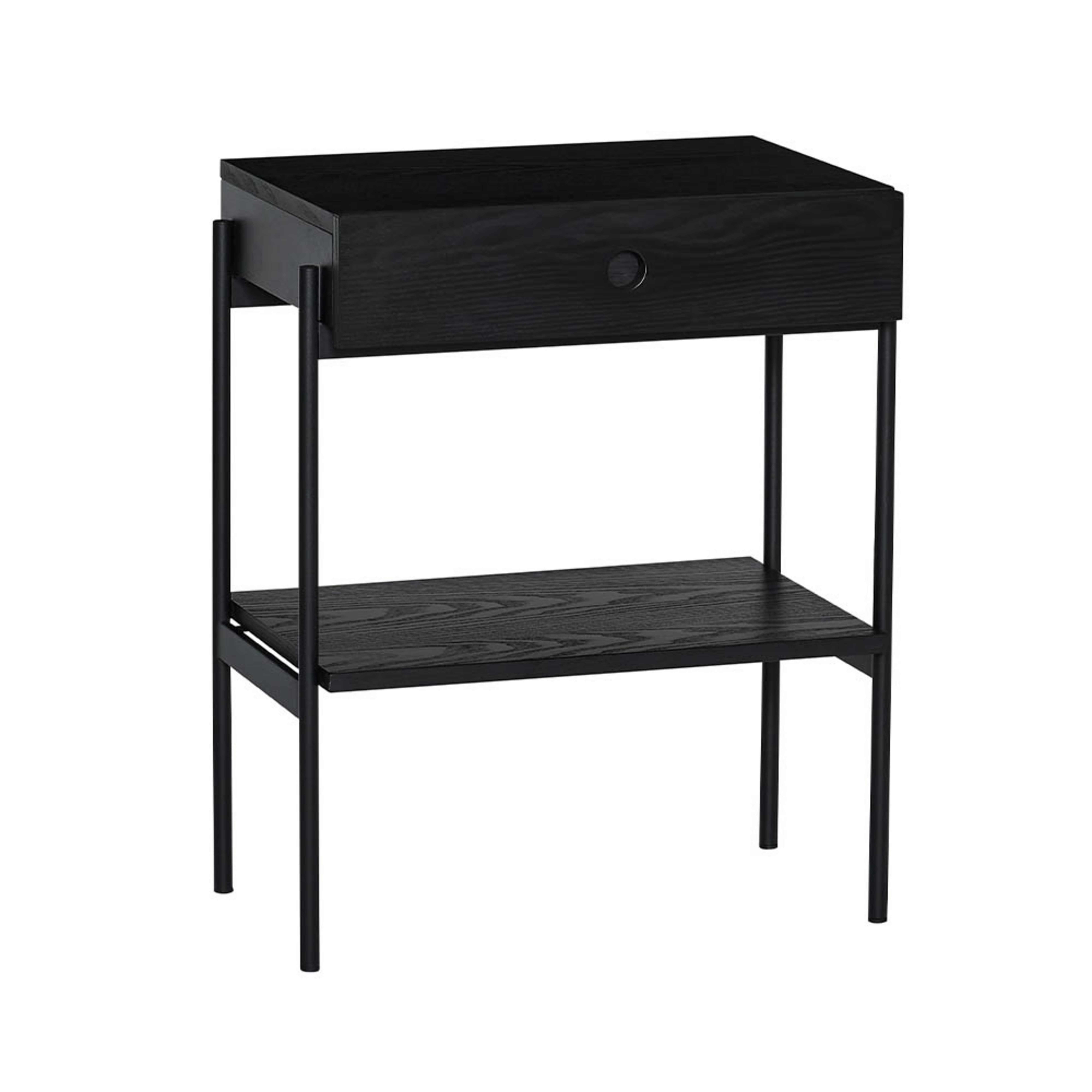 Noir Beistelltisch Schwarz - Hübsch