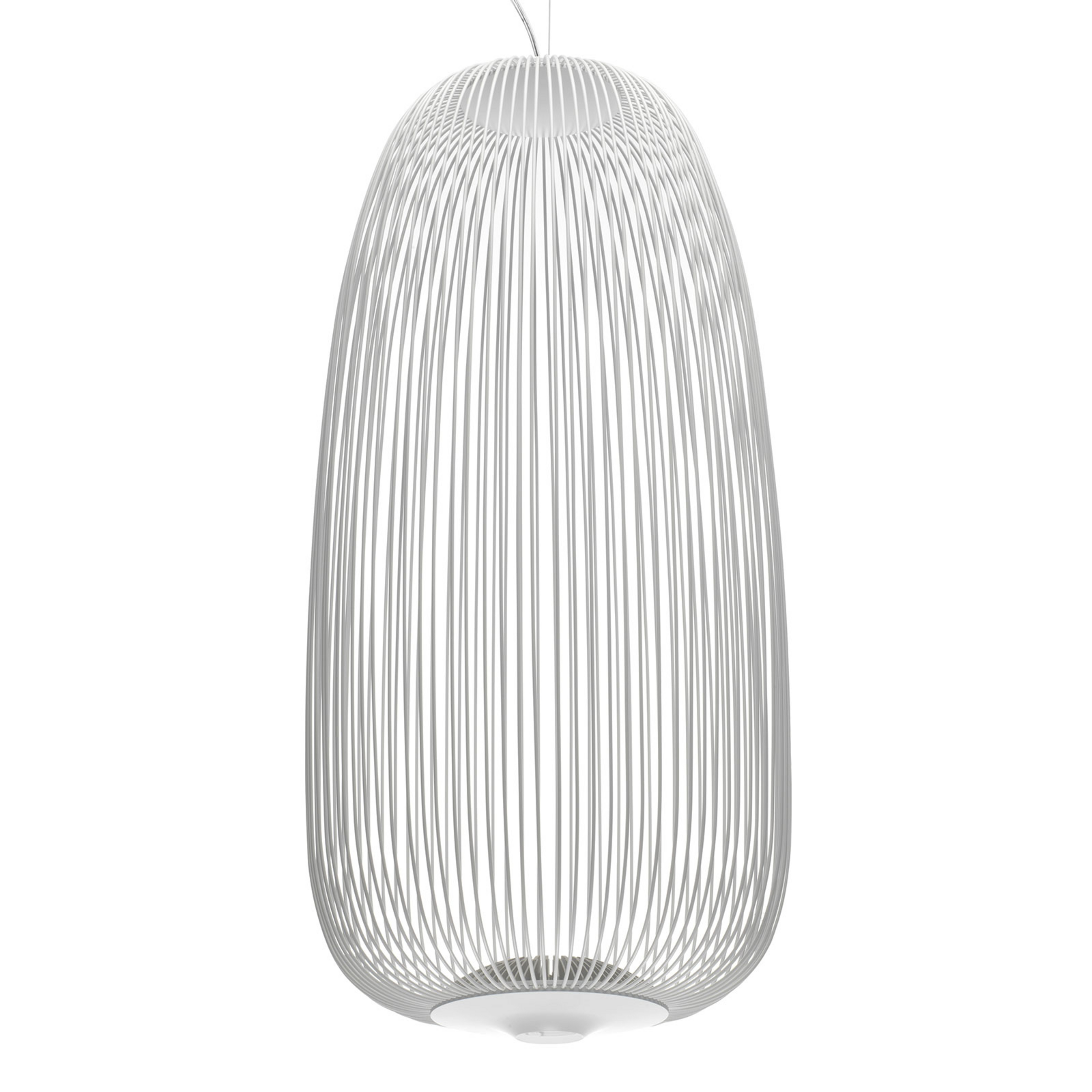 Lámpara colgante Spokes 1 LED atenuable blanco - Foscarini