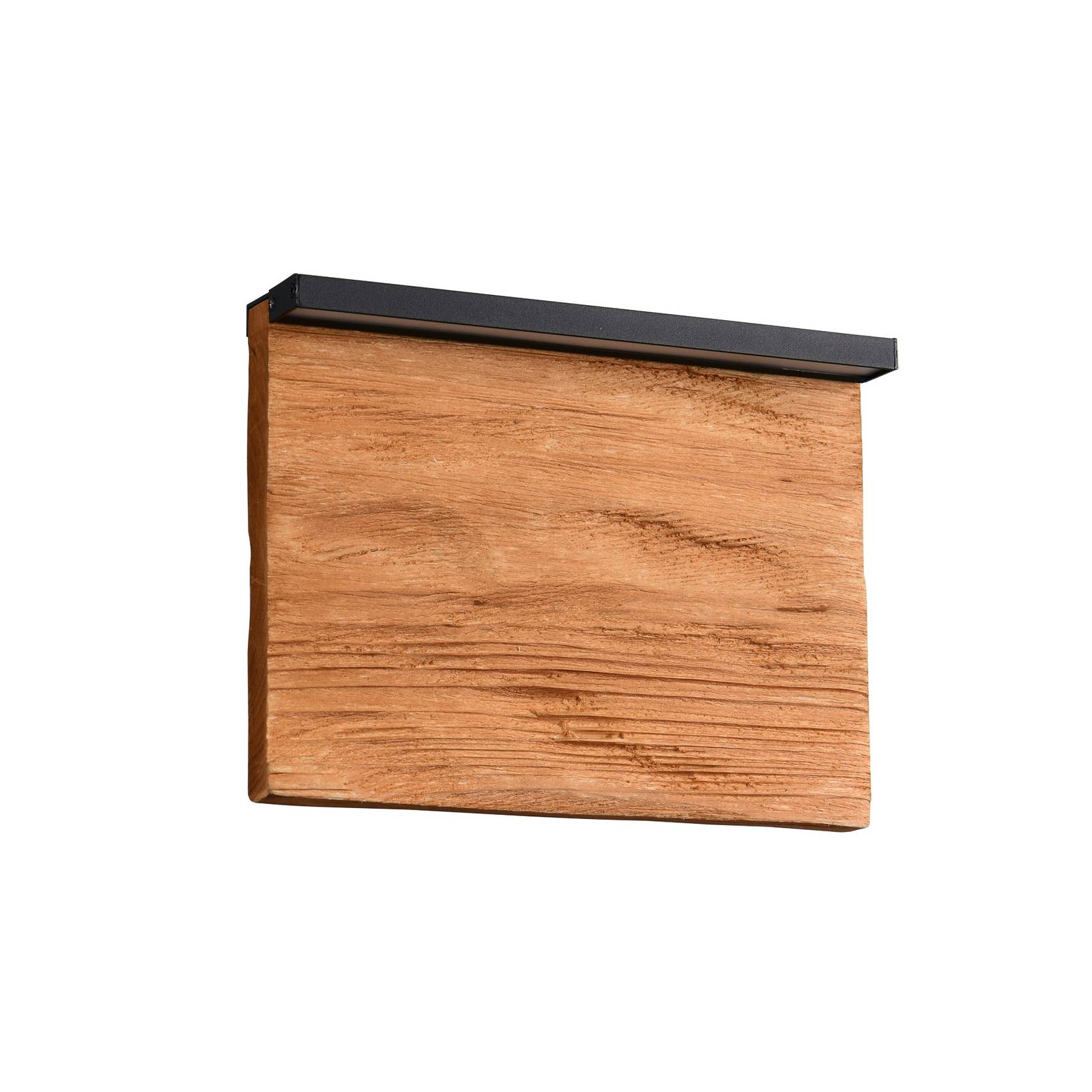 LED-Wandlampe Kalea, Breite 20 cm, holzfarben, Holz