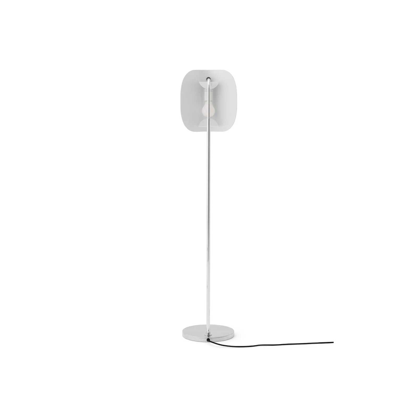 Audo Stehlampe Wing, aluminium, Höhe 113 cm, verstellbar