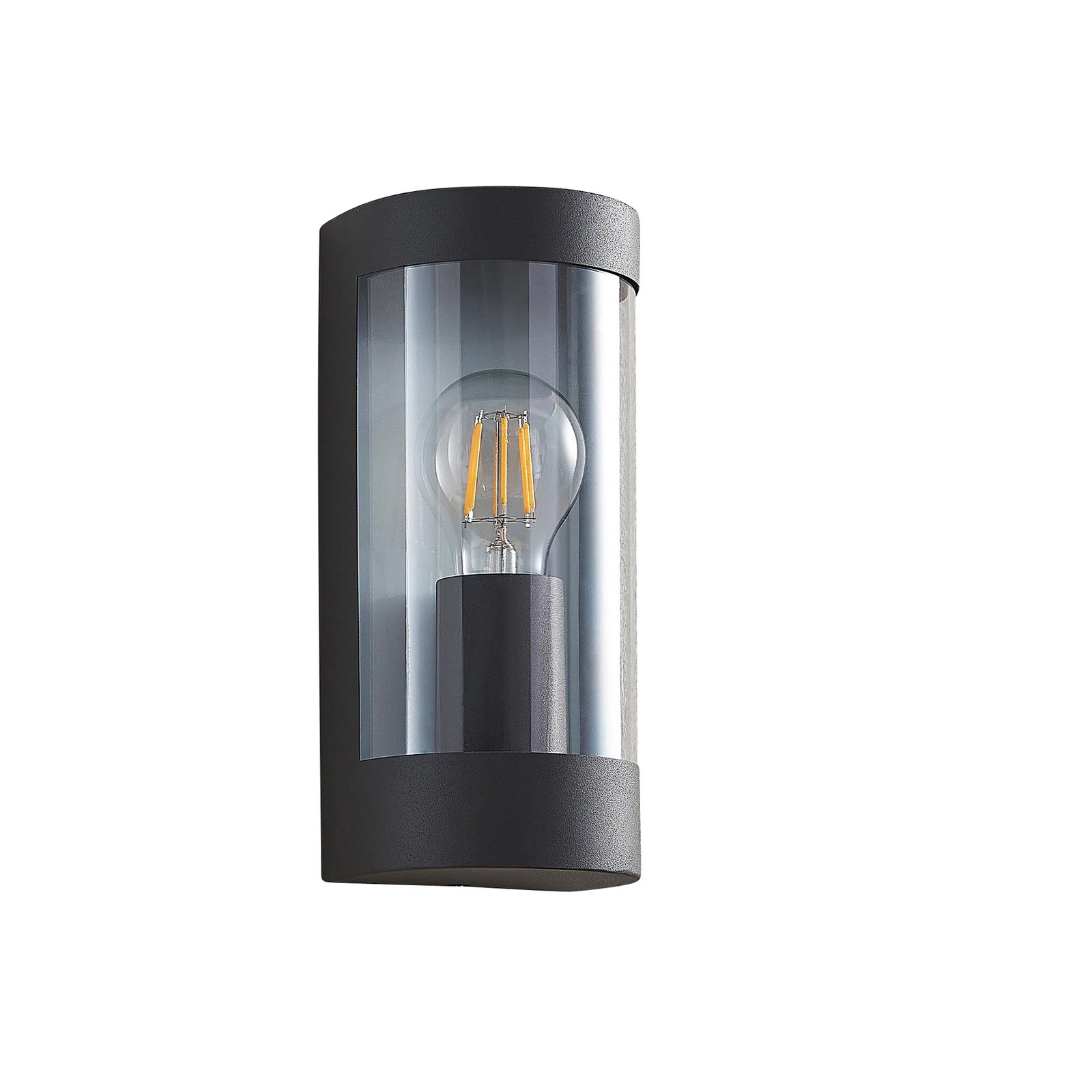 Junias Outdoor Wall Lamp Dark grey - Lindby