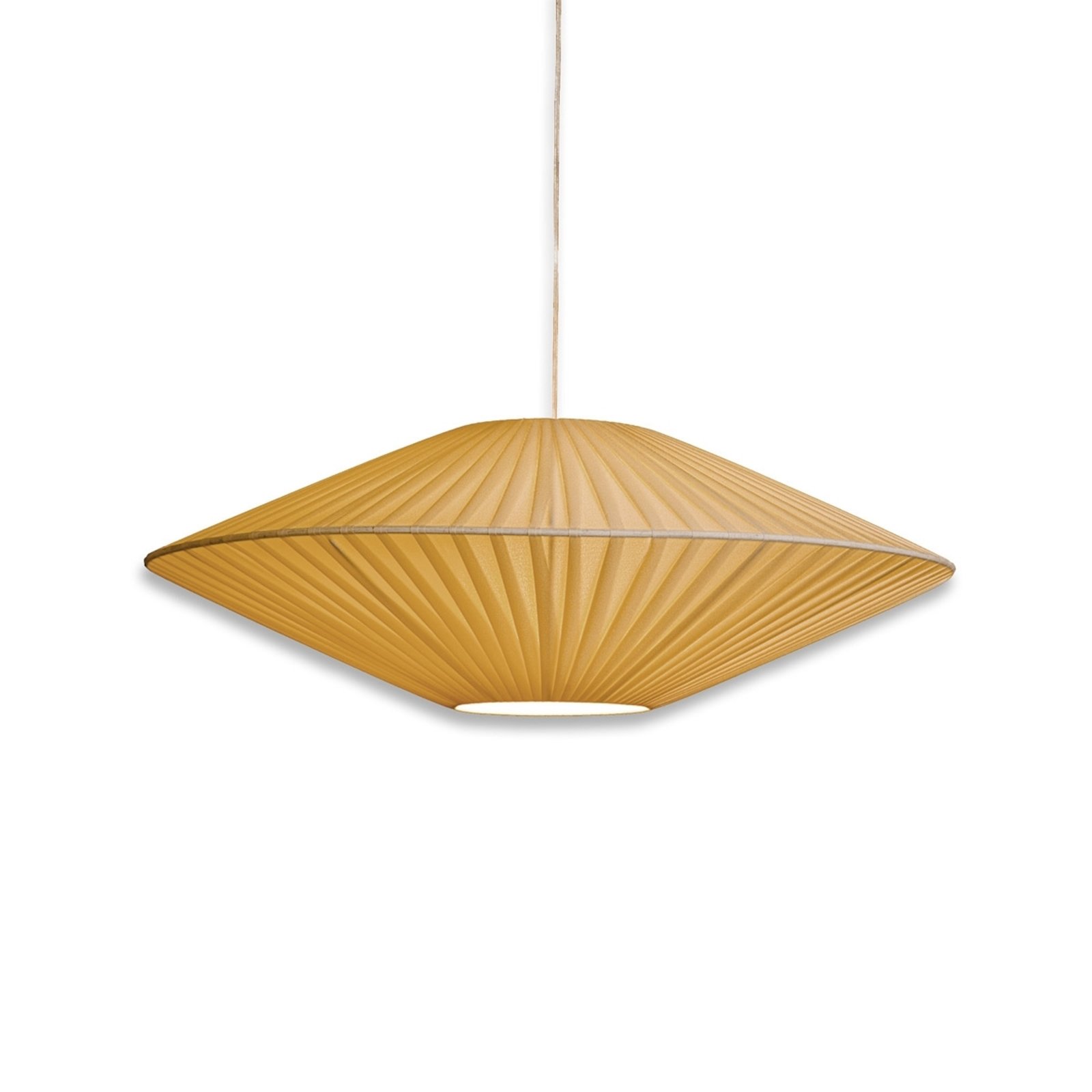 Pamalux Astra - timeless hanging light, 45 cm, for Living / Dining Room, metal, fabric, E27, 40 W, energy efficiency: A++, H: 17 cm