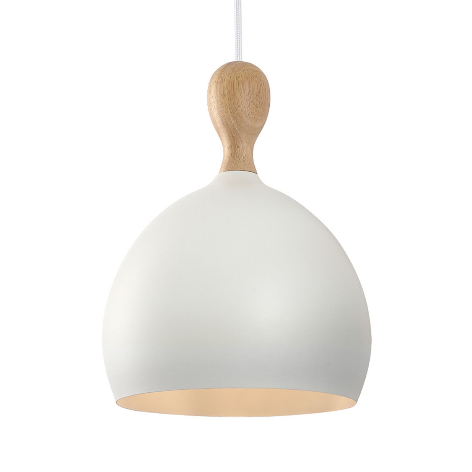 Dueodde-riippuvalo, valkoinen, halkaisija 18 cm, metallia, E27 Halo Design - Olohuone - Skandinaavinen - Yksilamppuinen