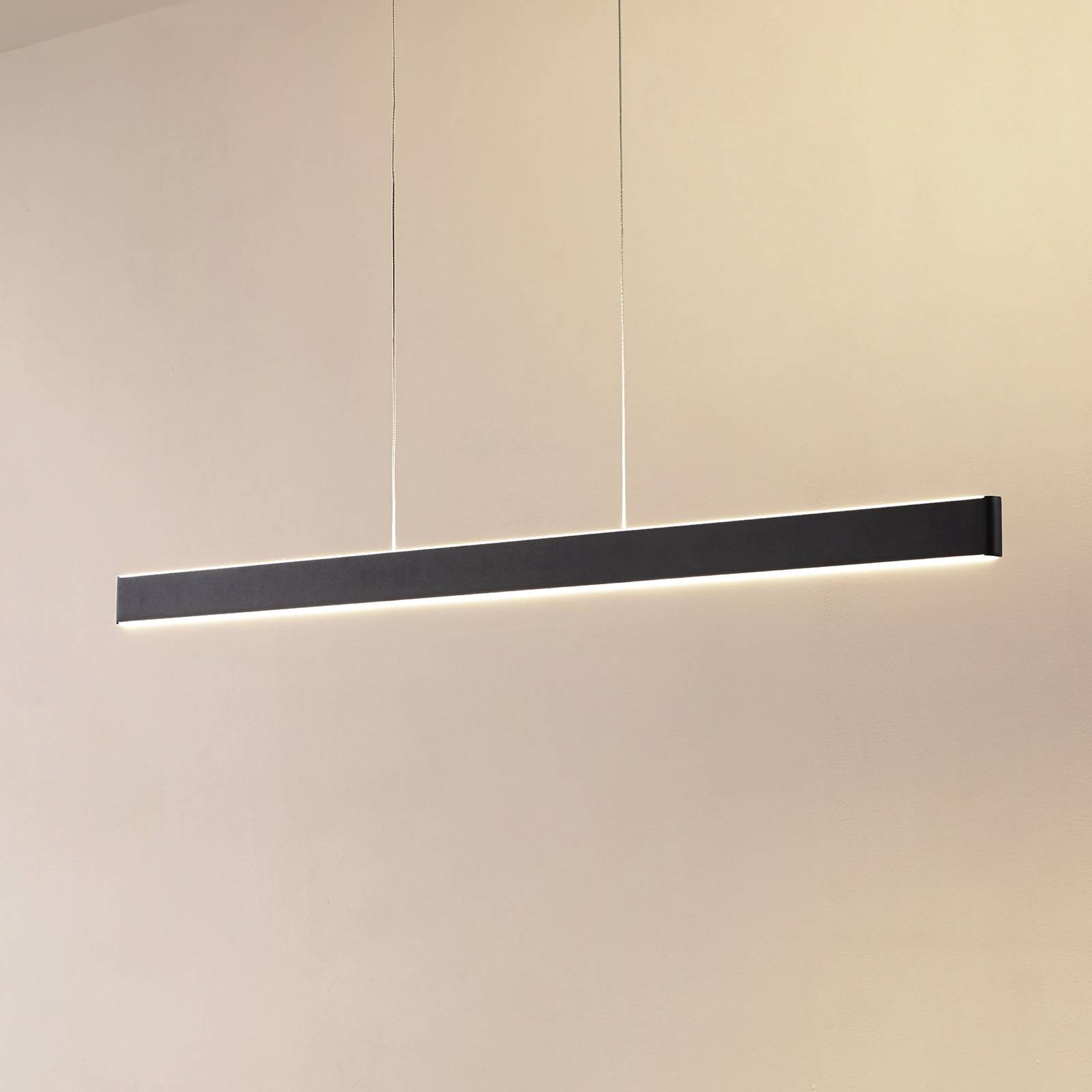 Lucande Smart-LED-Hängeleuchte Mylosh, schwarz, CCT, Tuya günstig online kaufen