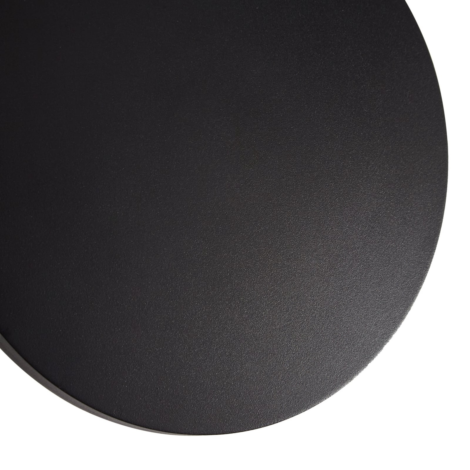 Candeeiro de parede exterior LED Lindby Selinel, preto, 23 cm, com número da