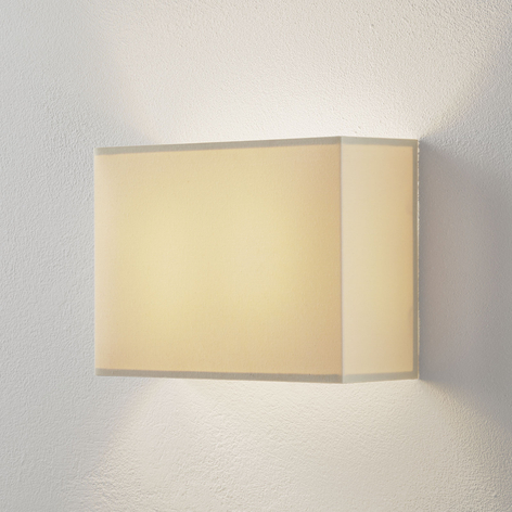 Lucande Patrik vegglampe kantet krem