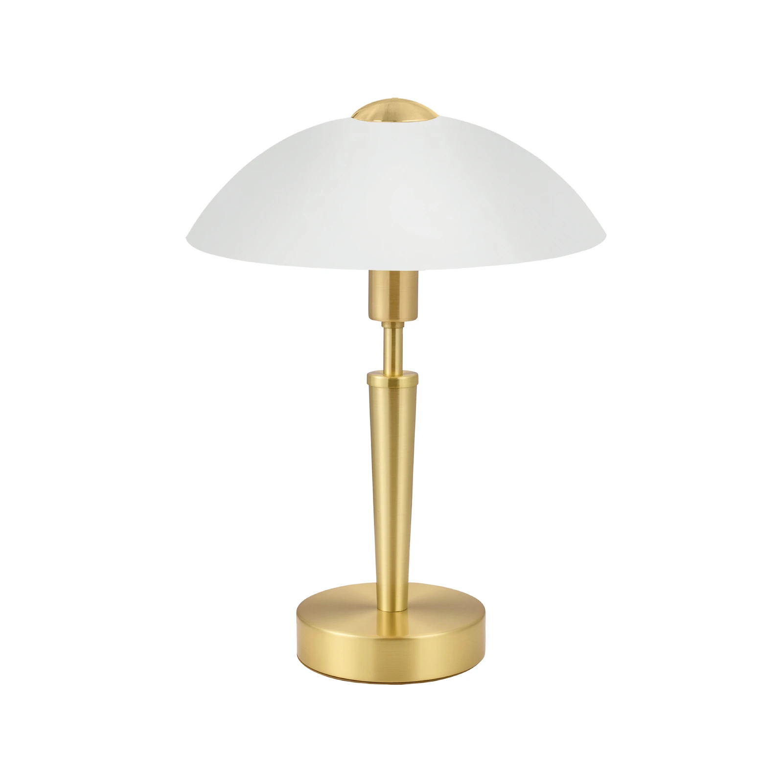Lampada da tavolo SOLO 1, color ottone, altezza 35 cm Metallo/vetro dimmerabile