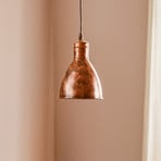 Priddy 1 vintagependellampa 1 lampa, koppar antik