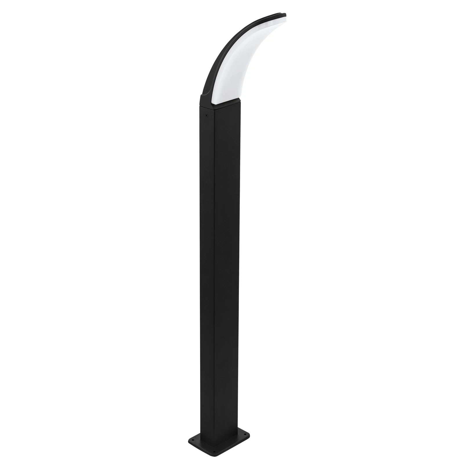 Borne lumineuse LED Fiumicino de forme arquée