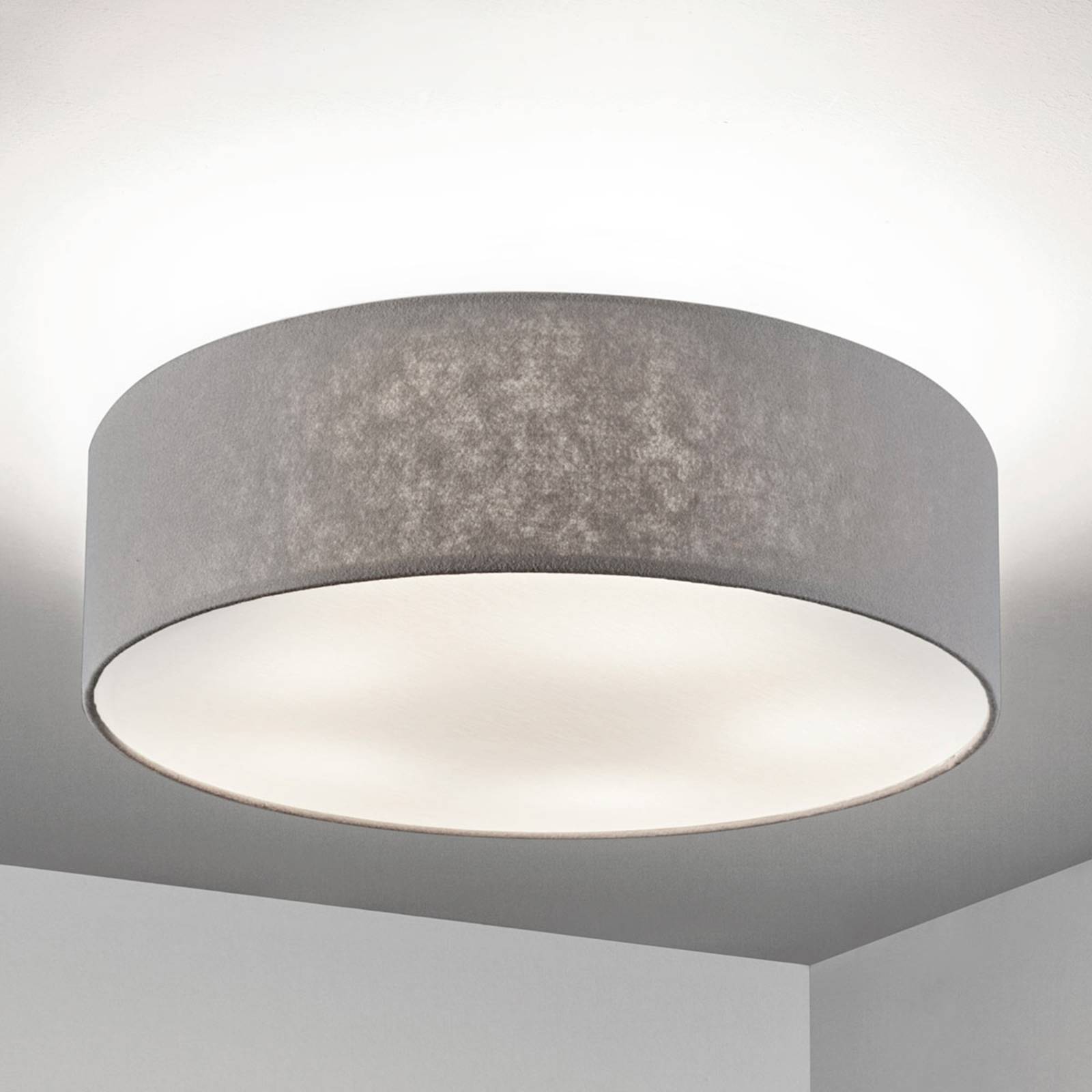 Rothfels Gala loftlampe grå filt 60 cm