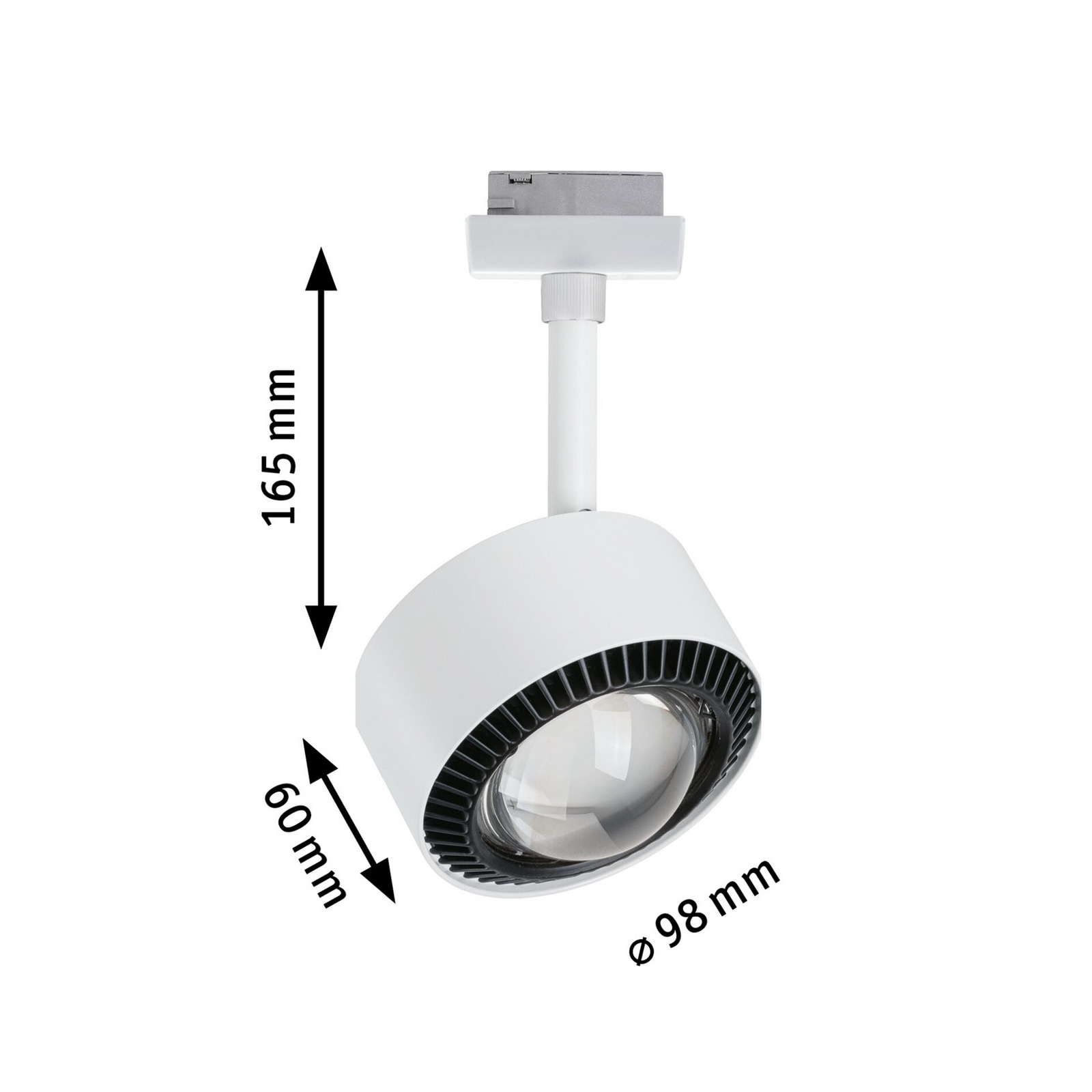 Paulman URail Spot LED Aldan, alb semnal, White Switch