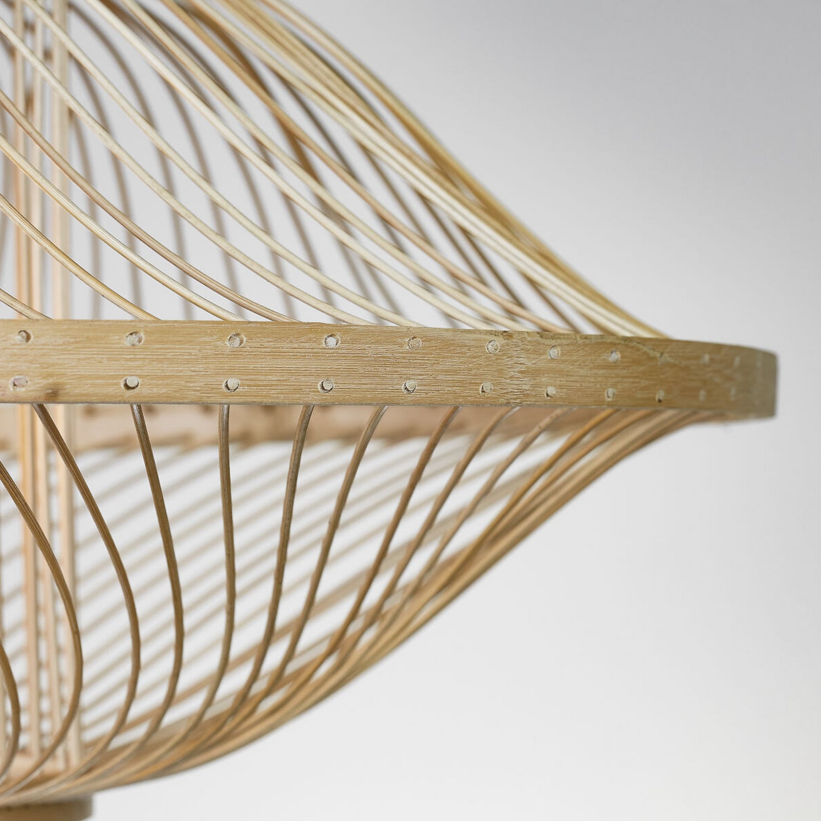 GOOD & MOJO Suspension Maui, naturel, Ø 50 cm, bambou, E27