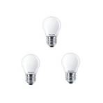 3-pack Bec LED 4,3W Sticlă Coroană (470lm) E27 - Philips