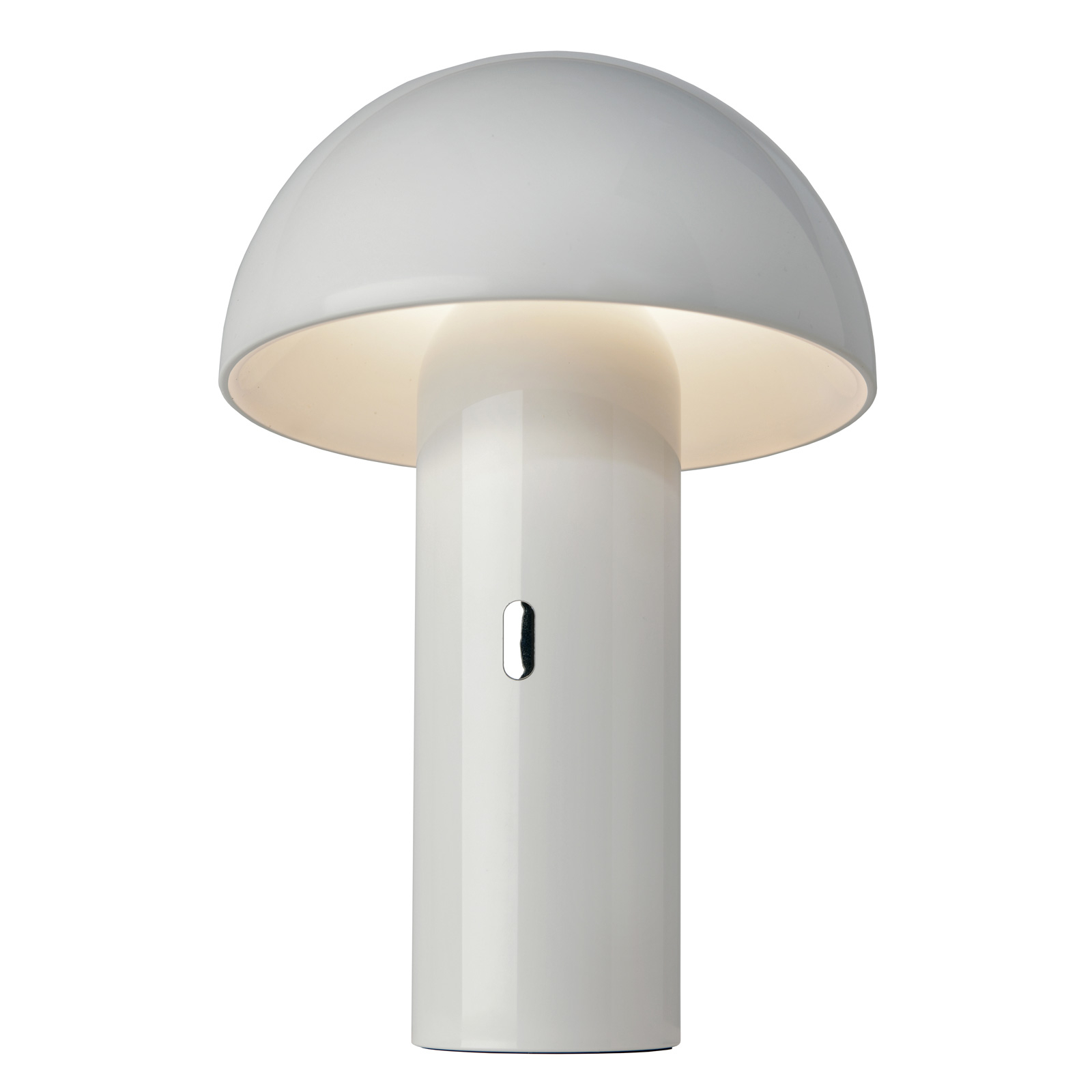 Svamp LED table lamp, battery, rotatable, white
