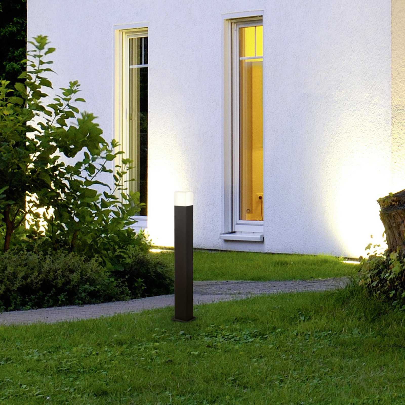 LED осветление за пътеки HUDSON, антрацит, височина 80 cm, метал, IP44 LED осветление за пътеки HUDSON, антрацит, височина 80 cm, метал, IP44