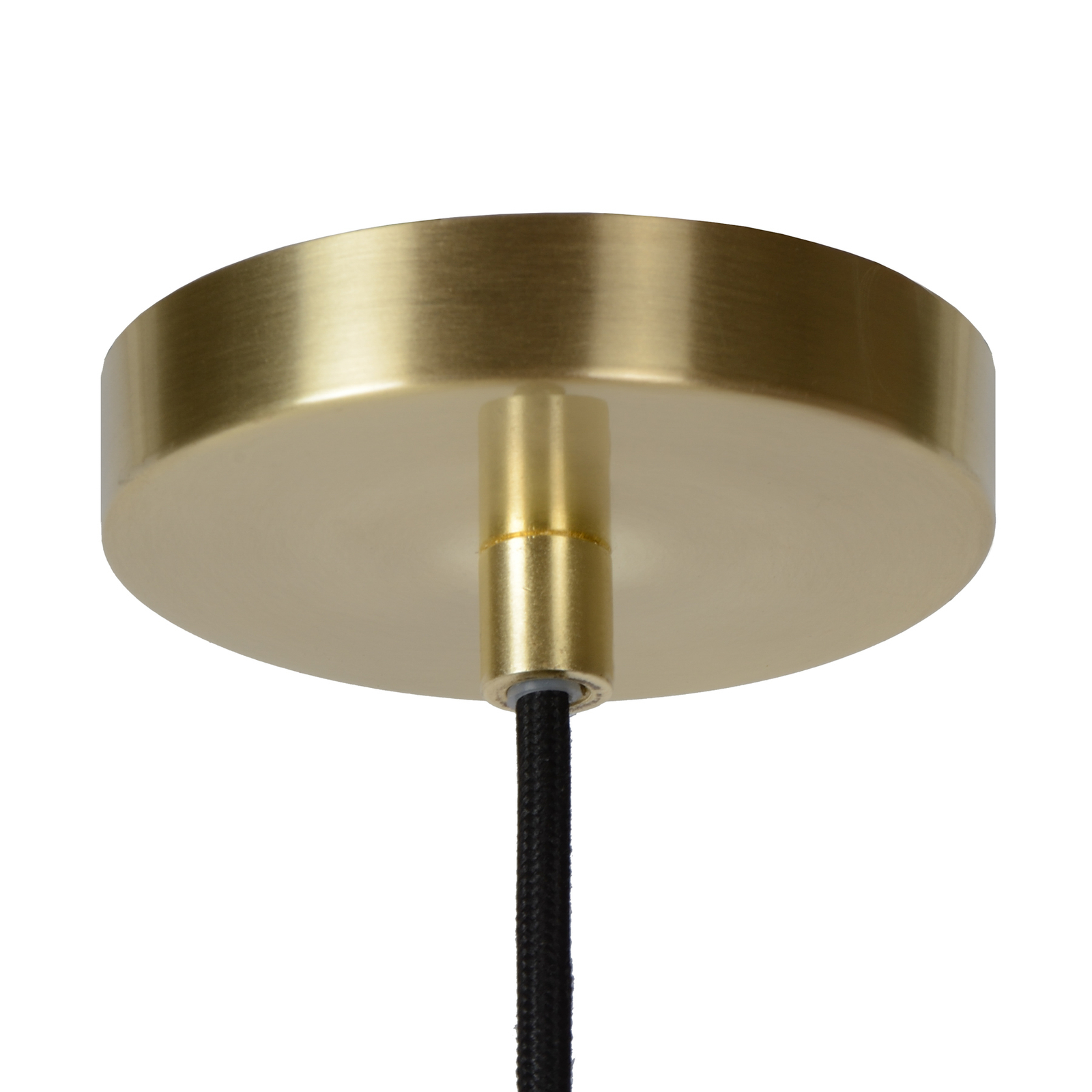 Hanglamp Tycho, 6-lamps, goud/rookgrijs