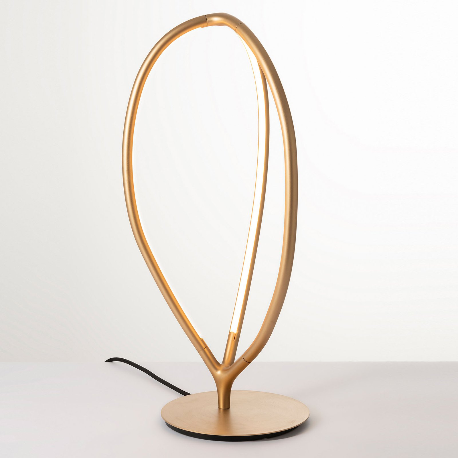 Arrival T LED Tischleuchte Brass - Artemide