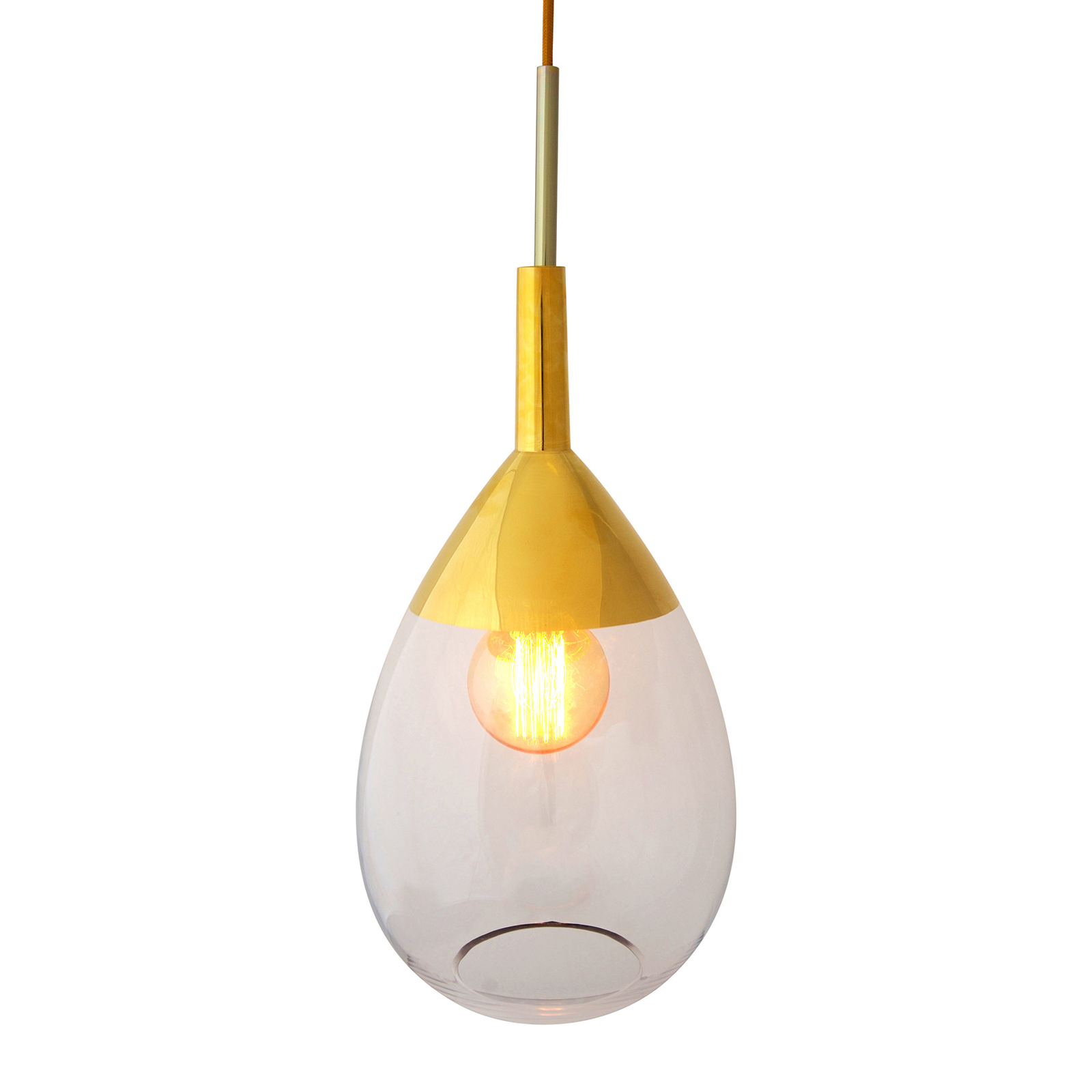 EBB & FLOW Lute M Pendellampe gold