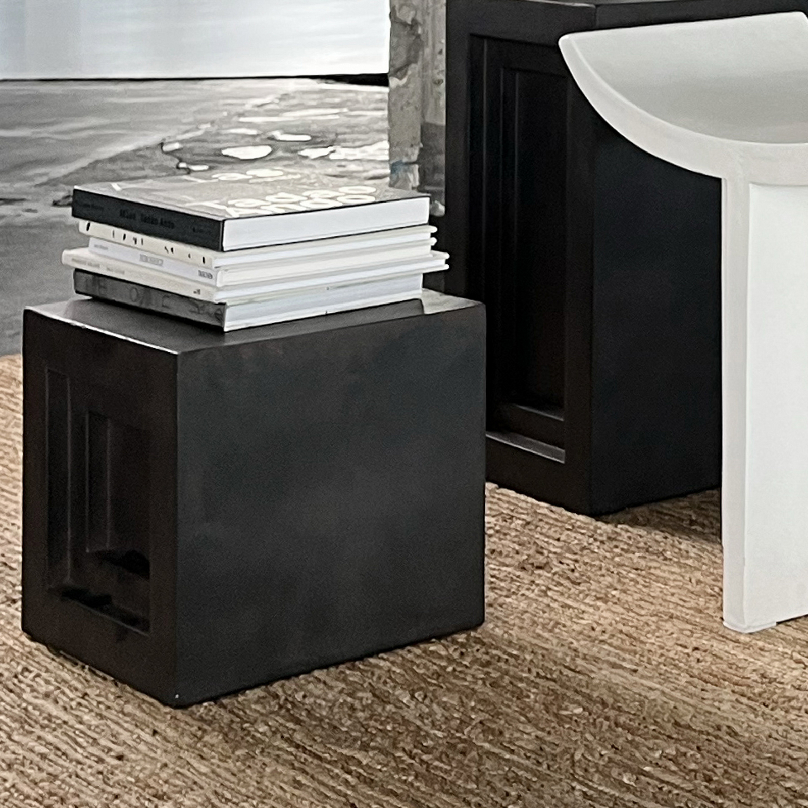 Podium Podest w kolorze kawy, 30 cm, beton włóknisty – 101 Copenhagen