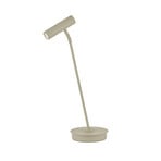 Lampada da tavolo LED Tom Pro, color sabbia, altezza 47 cm, CCT, dimmer