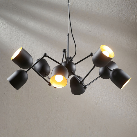 8-flammige LED-Pendelleuchte Morik, easydim