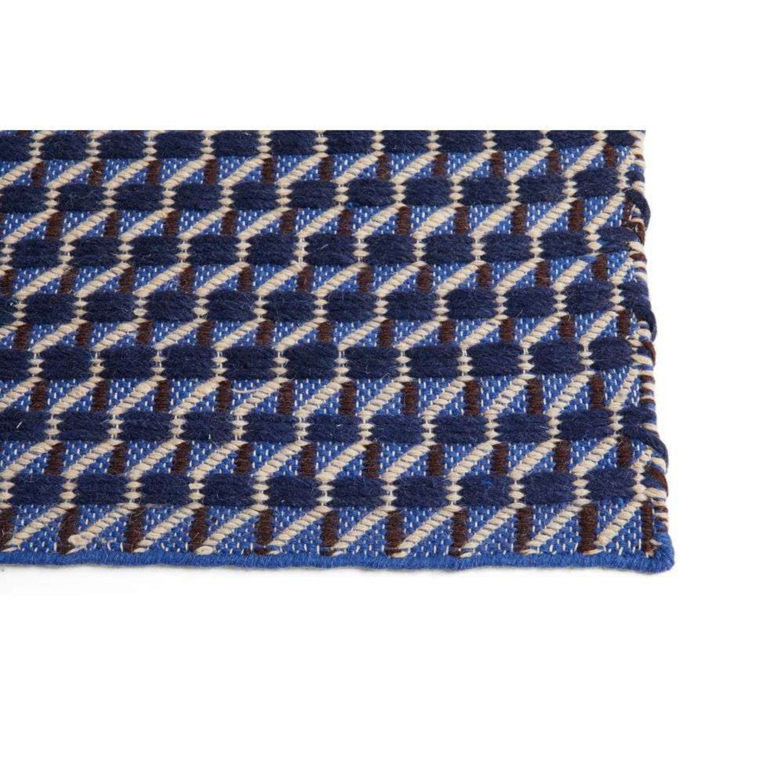 Channel Rug 140x200 Blue/White - HAY