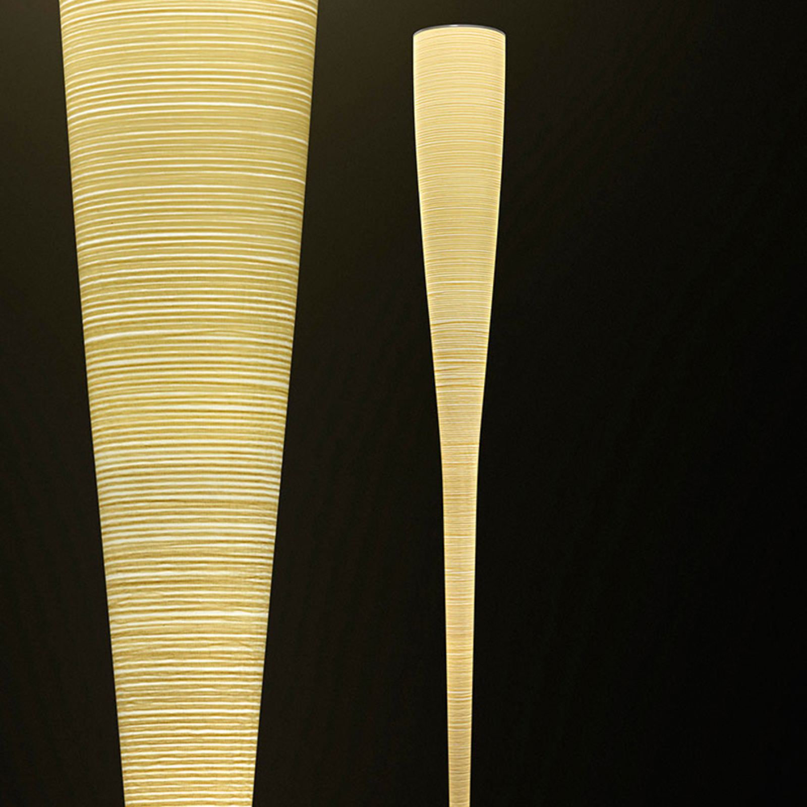 Foscarini Mite stojacia LED lampa, žltá