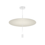 WEVER & DUCRÉ Candeeiro suspenso LED Shedda Ø 55 cm cinza acetinado 2700K