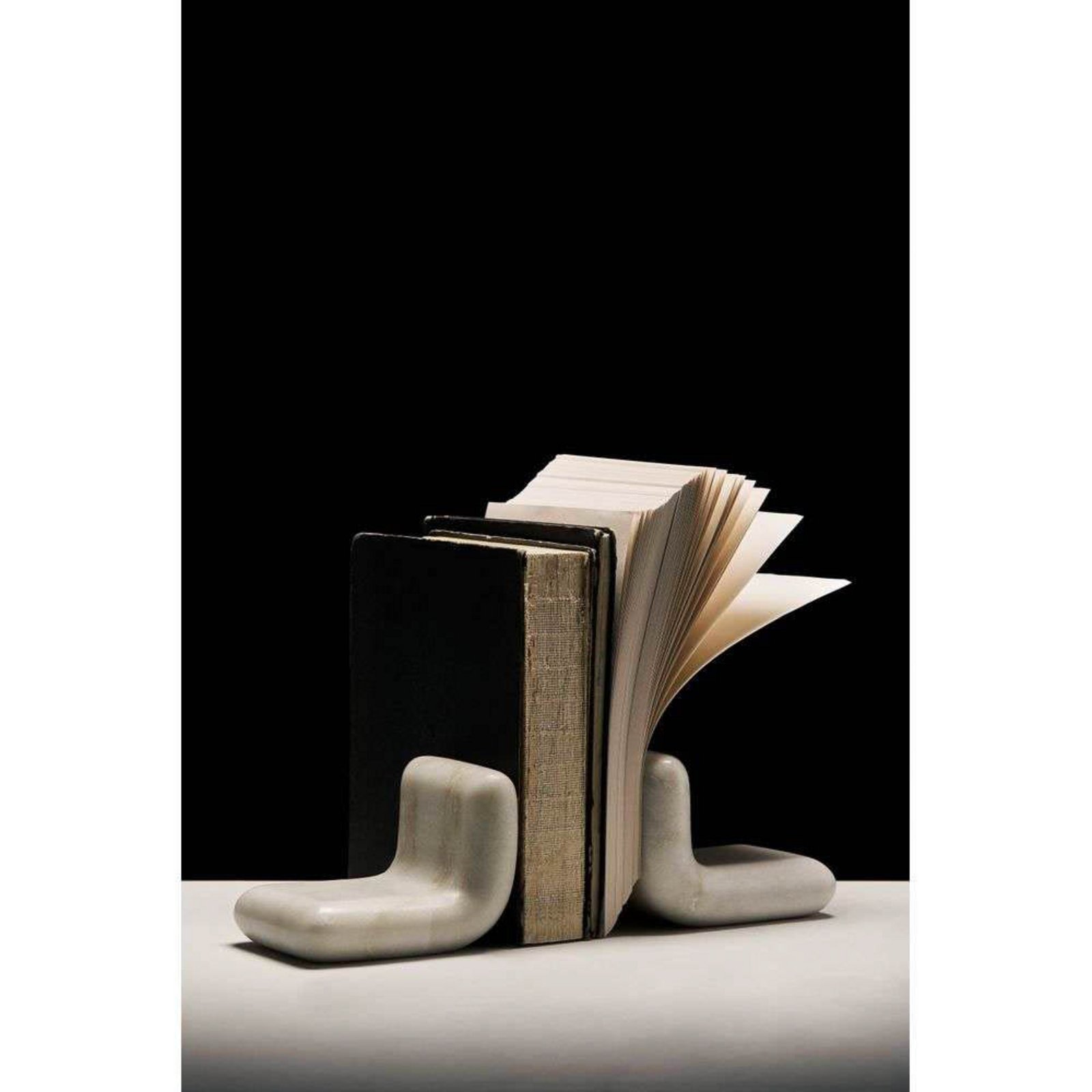 Stone Bookends 2 pcs. Bildhauerei White - Tom Dixon