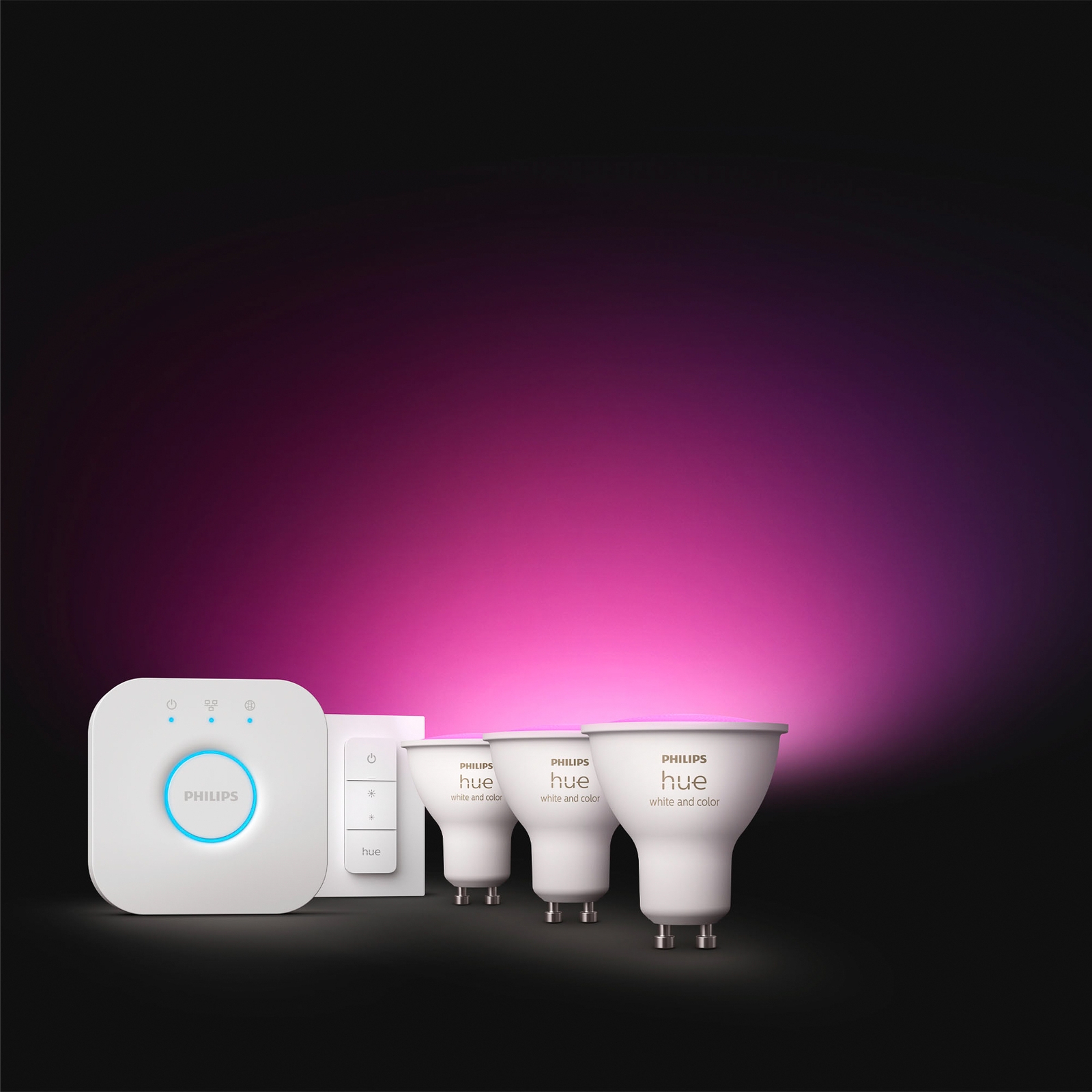 Philips Hue White & Color Ambiance Starterkit GU10 4,2W 