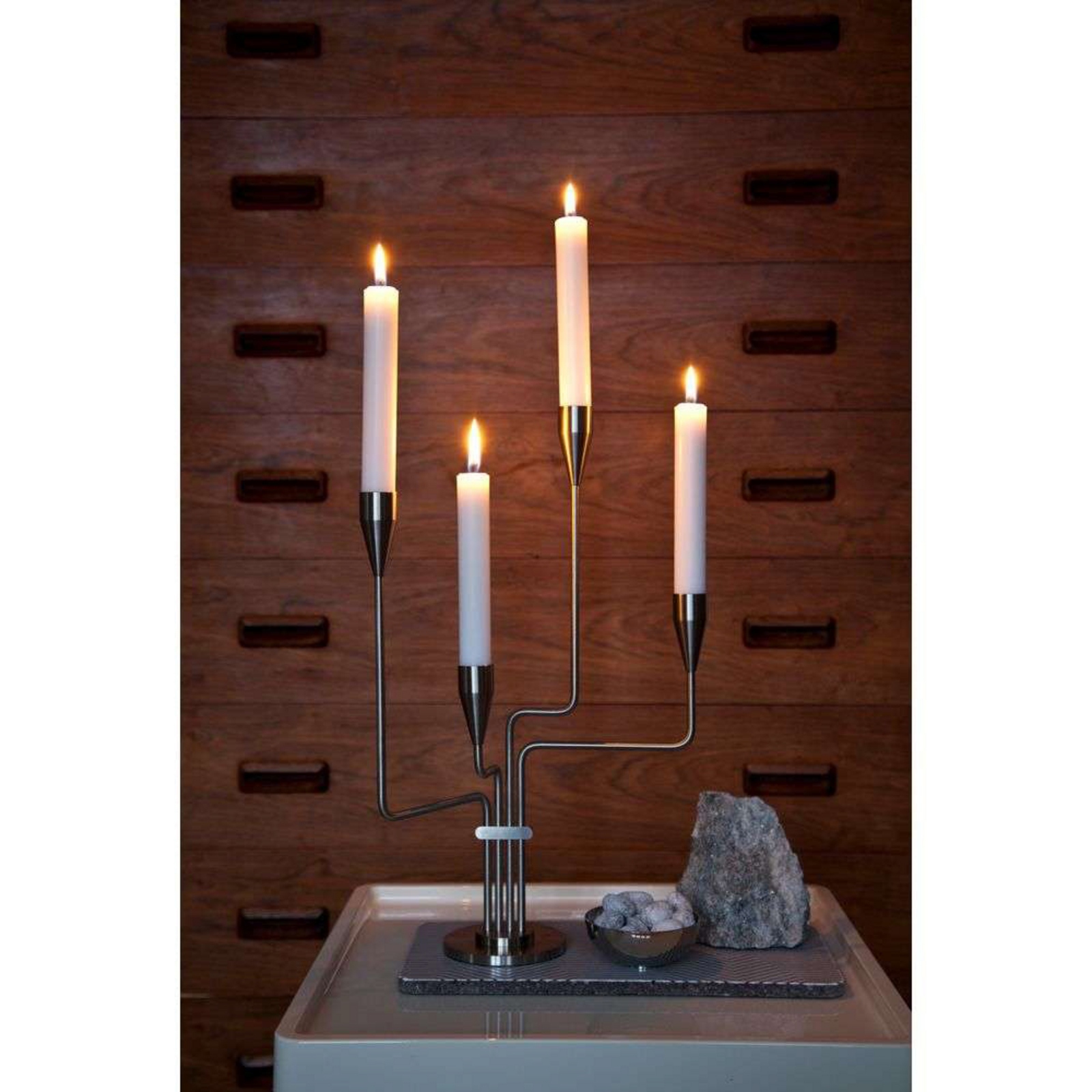 Sydkorset Candle Holder Stainless Steel - Piet Hein