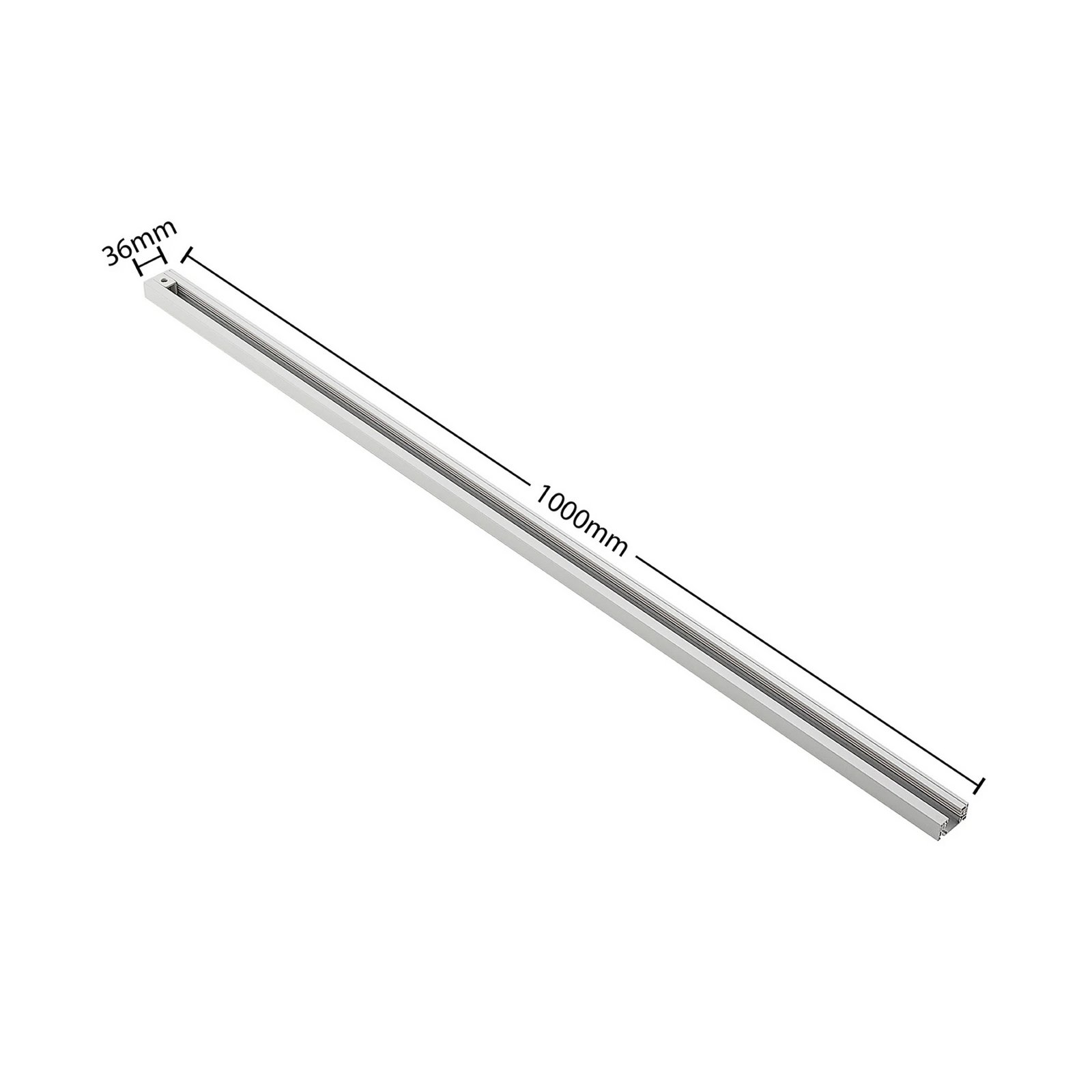 Lindby 1-Phasen-Schienensystem Linaro, GU10, 14-flg., weiß