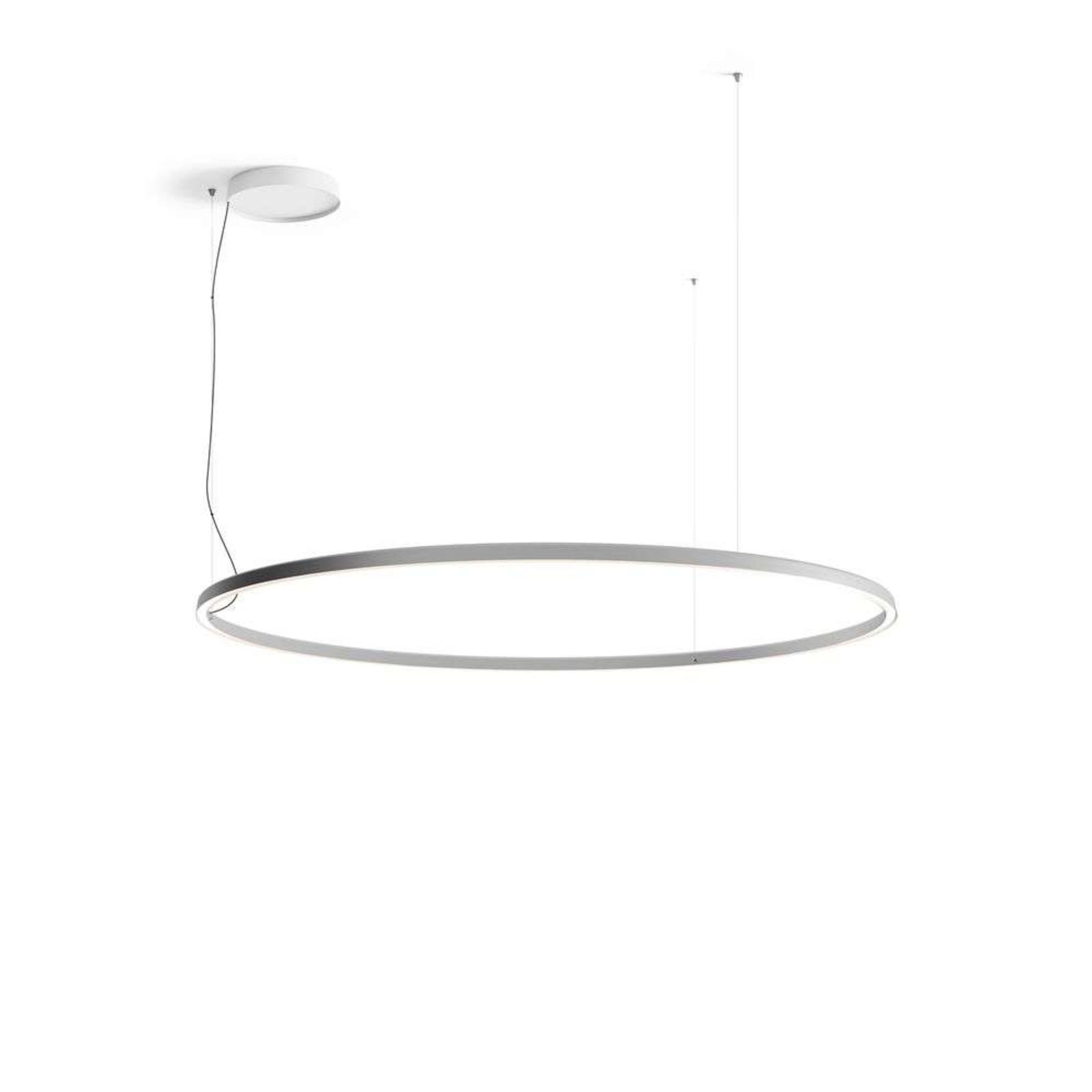 Compendium Circle LED Lustră Pendul Ø200 Alu - Luceplan