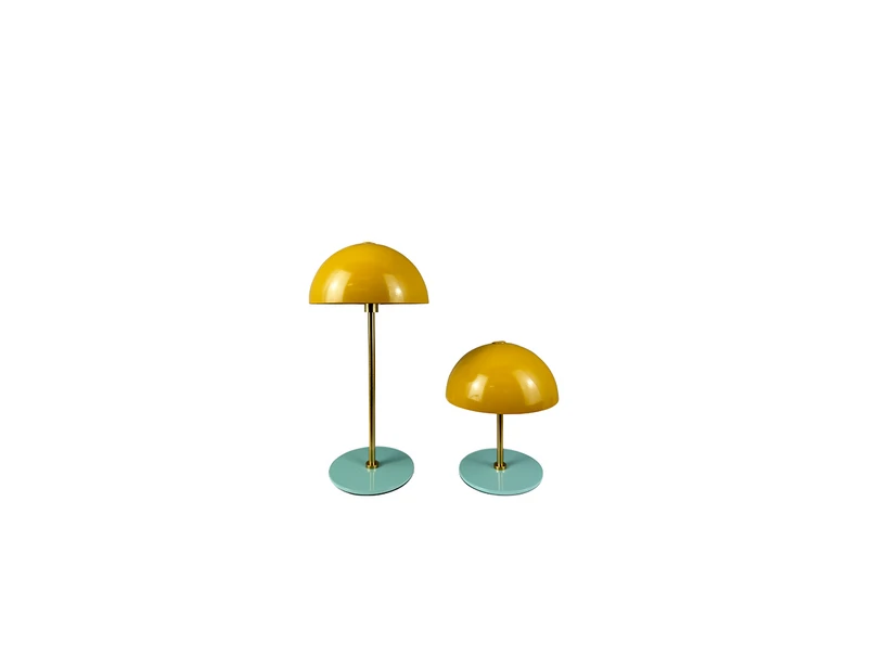 DybergLarsen – Along Portable Bordslampa 2 pcs. Mini Curry/Turquise