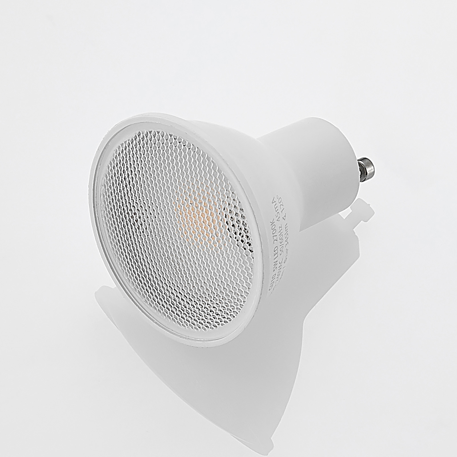 ELC réflecteur LED GU10 5 W lot de 10 2 700 K 120°