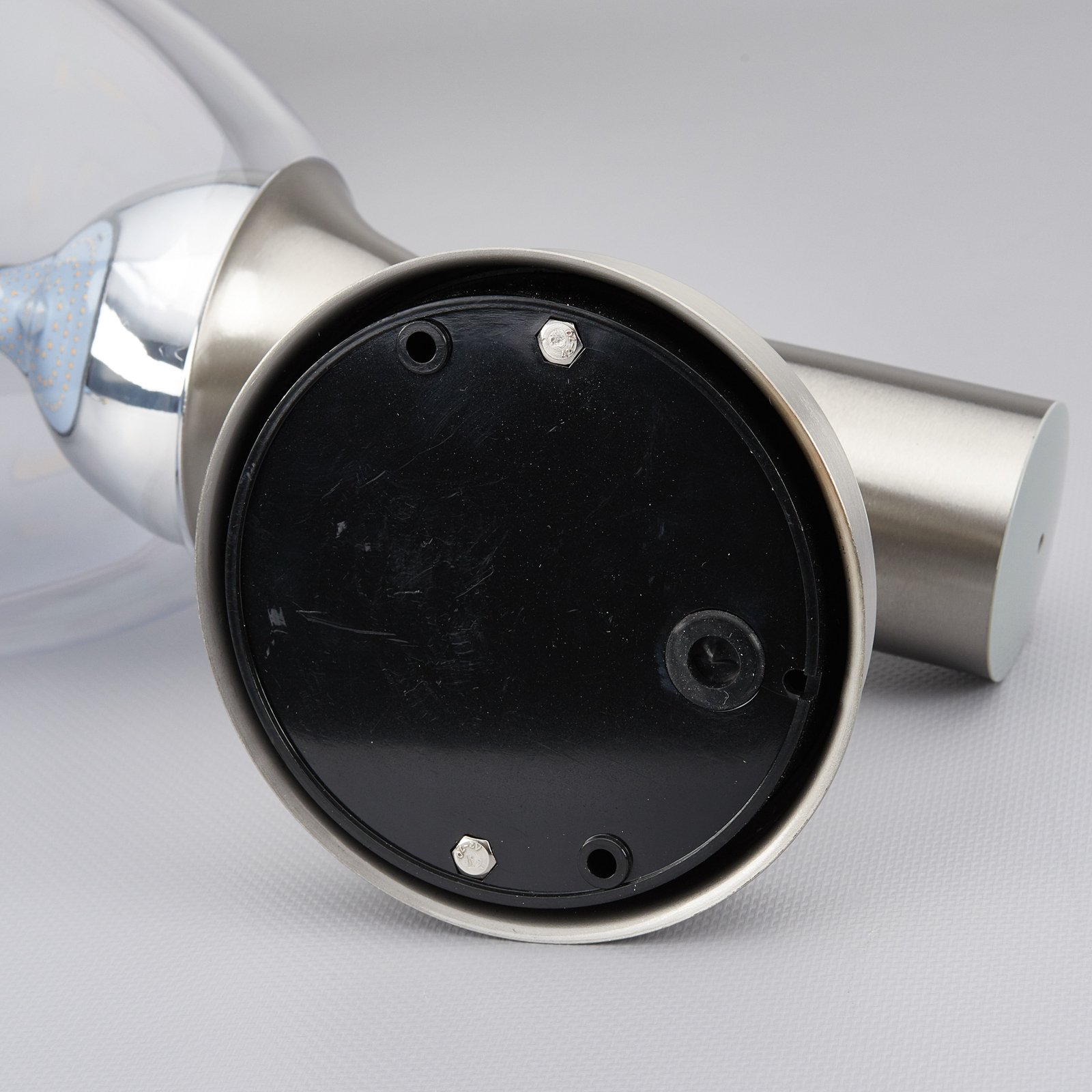 Etta - LED-udendørsvæglampe af ædelstål, m sensor