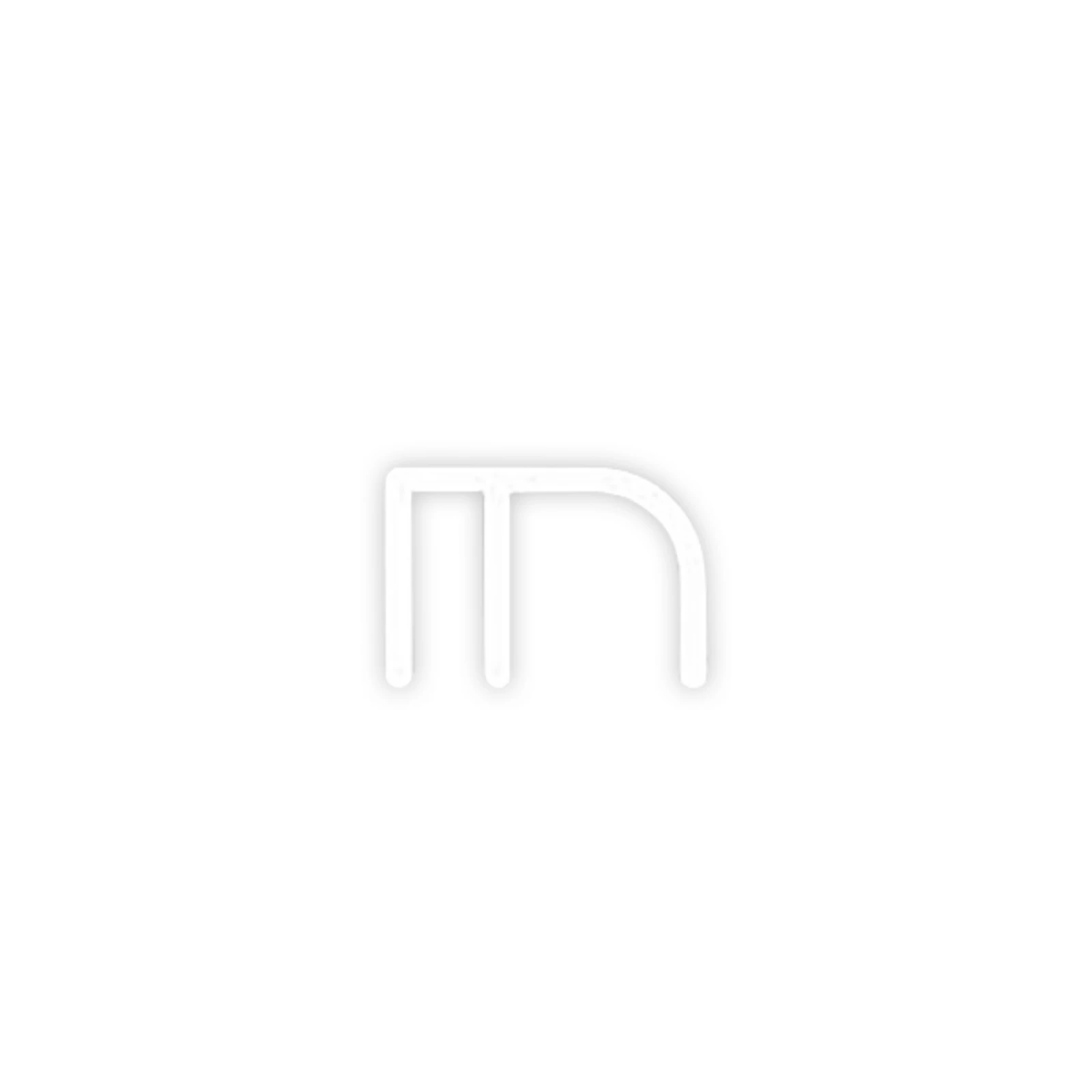 Artemide Alphabet of Light parete minuscola m