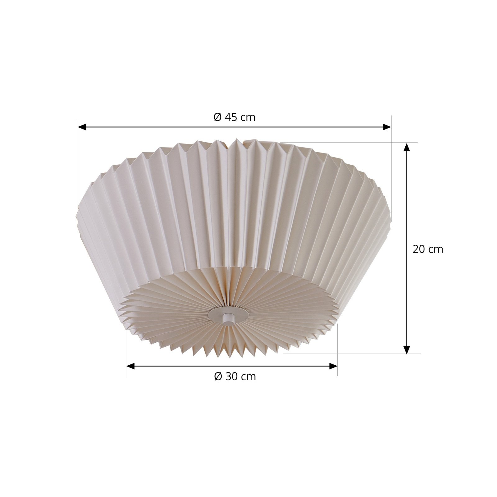 Magali Ceiling Lamp/Wall Lamp White - Lindby
