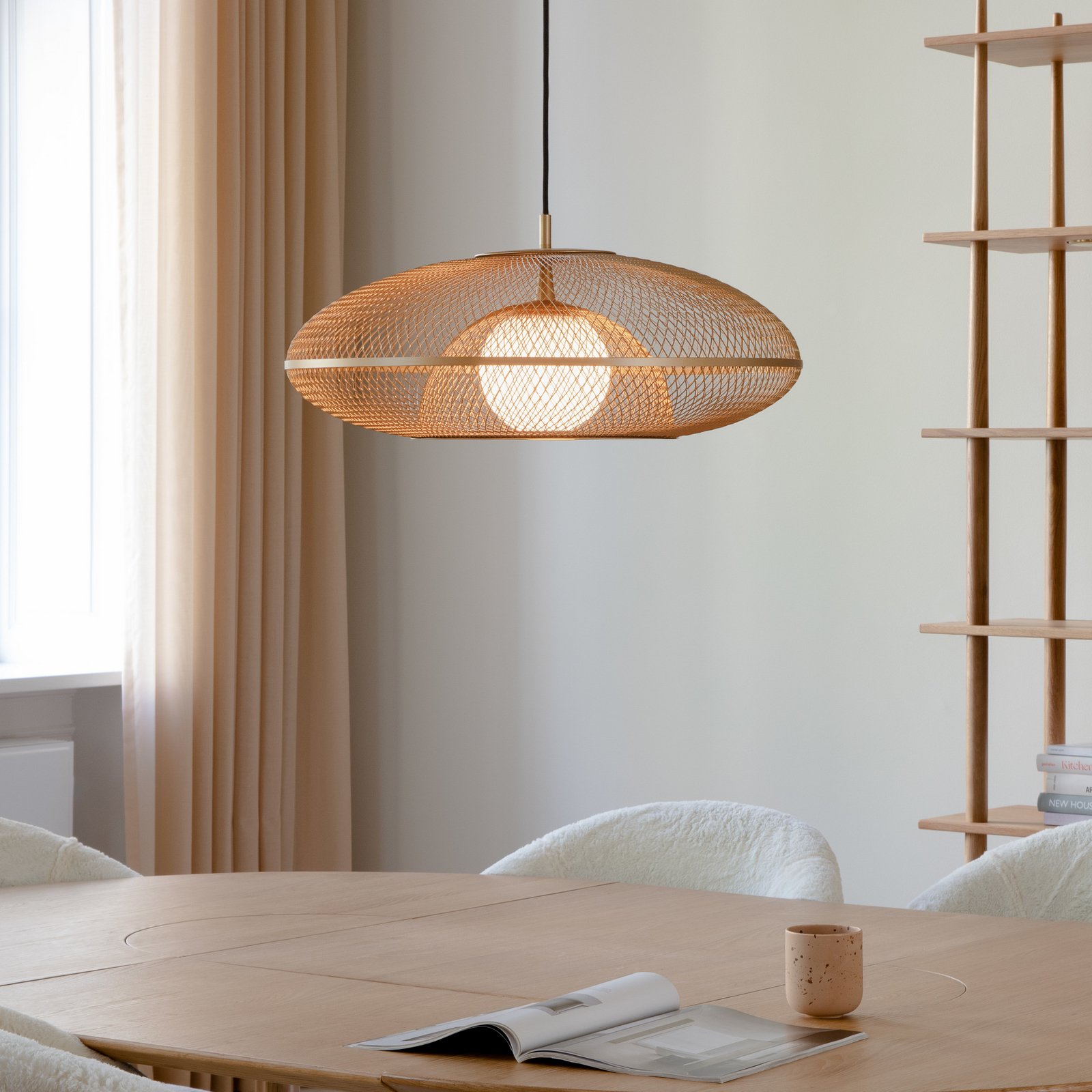 UMAGE Faraday Large -riippuvalaisin, messinkivärinen, Ø 60 cm