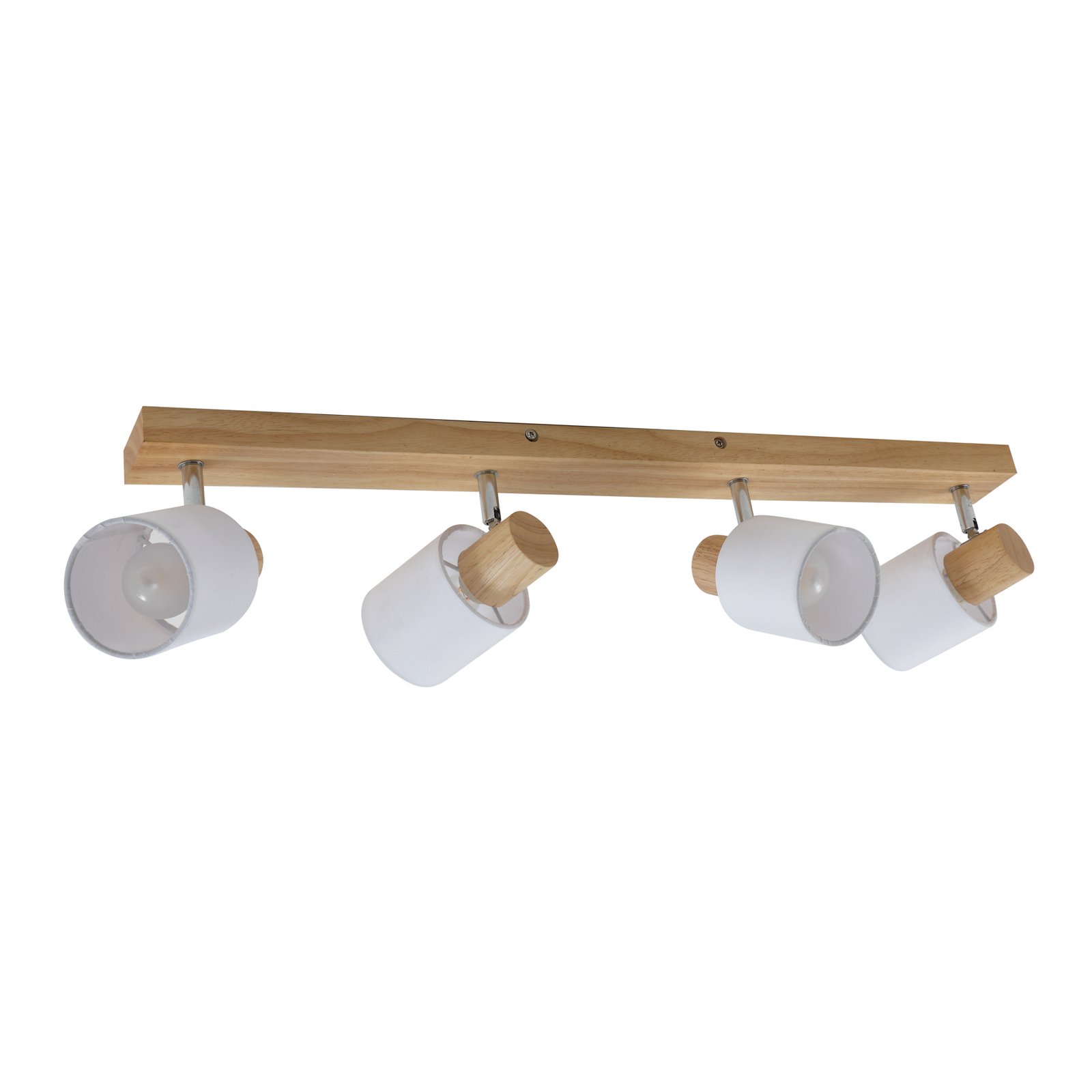 Wanessa 4 Plafonieră Wood/White - Lindby